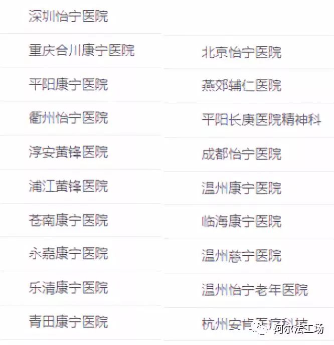 康宁精神病院全国有几个,康宁医院最新状况