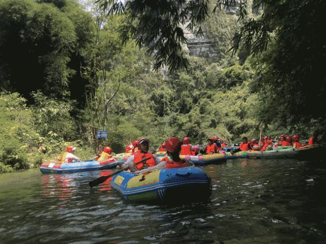 宜昌青龙峡第四届亲子漂流大赛实况回顾！你错过的精彩都在这里！