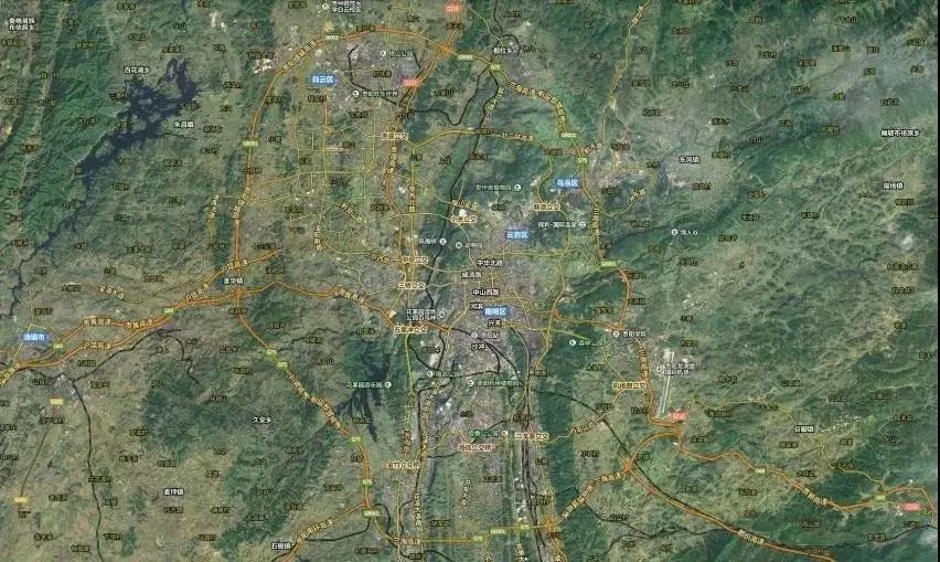 贵阳市2020-2035市域规划图,贵阳19个中心城区规划