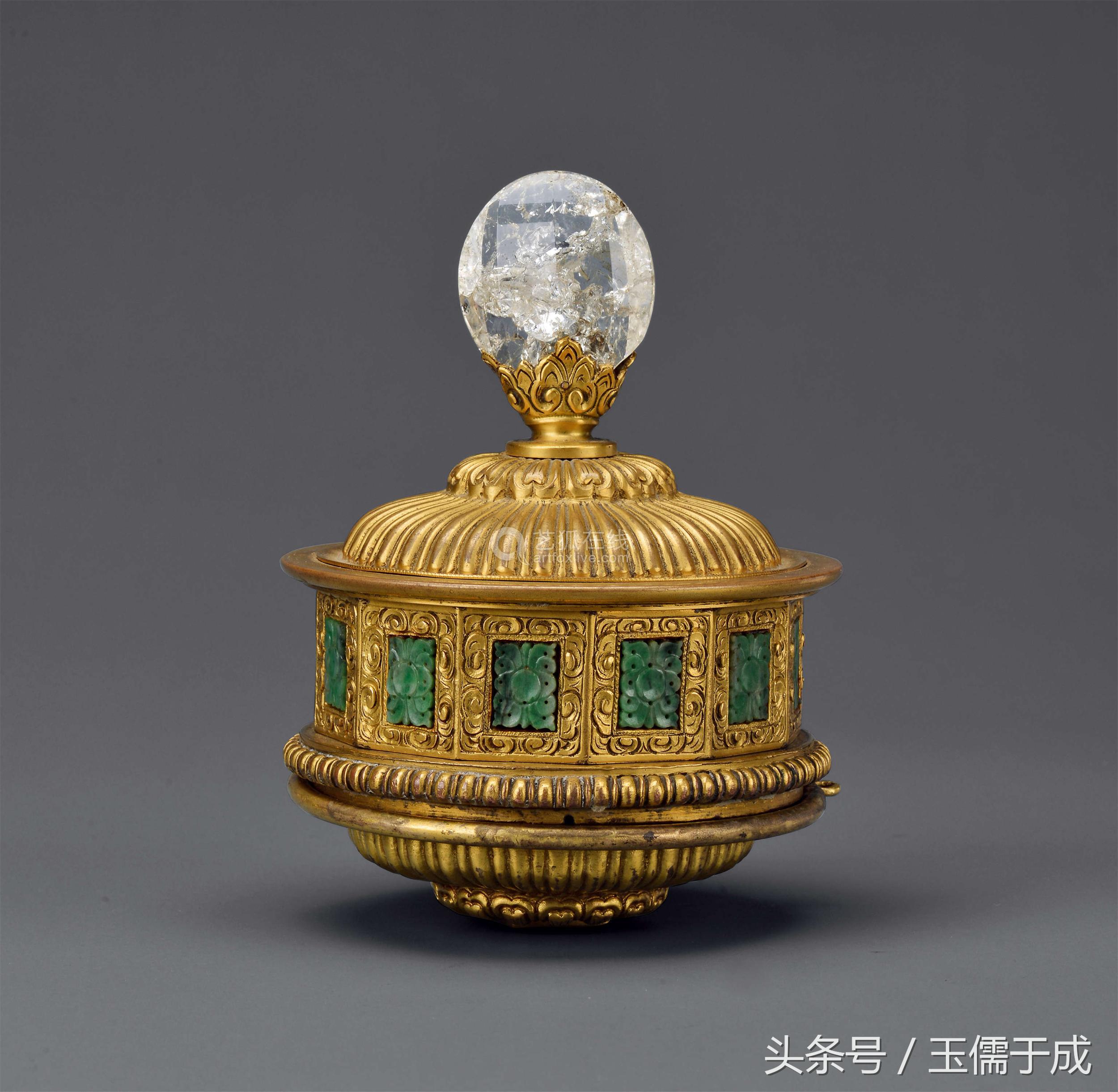 乾隆皇帝旧藏汉代玉器,清代乾隆御制翡翠盖碗