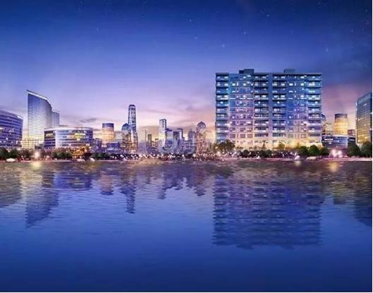 从古代的建筑变成现代的建筑过程,从老旧屋变成豪华别墅