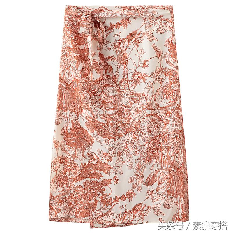 时尚碎花裙半身淑女,碎花半身长裙的搭配秋冬