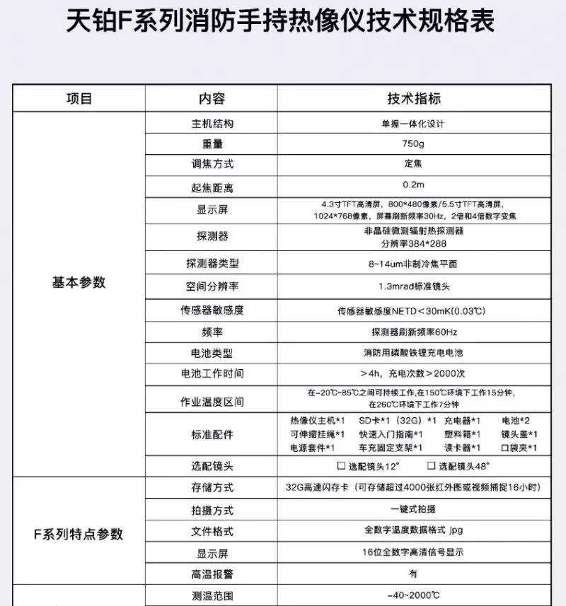 天铂热像仪,cbtec消防红外热像仪