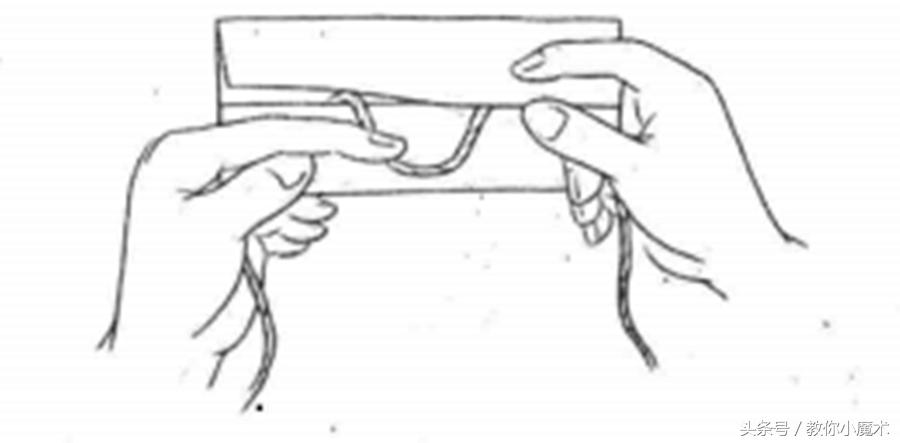 用绳子变简单的小魔术,绳子截断复原的小魔术