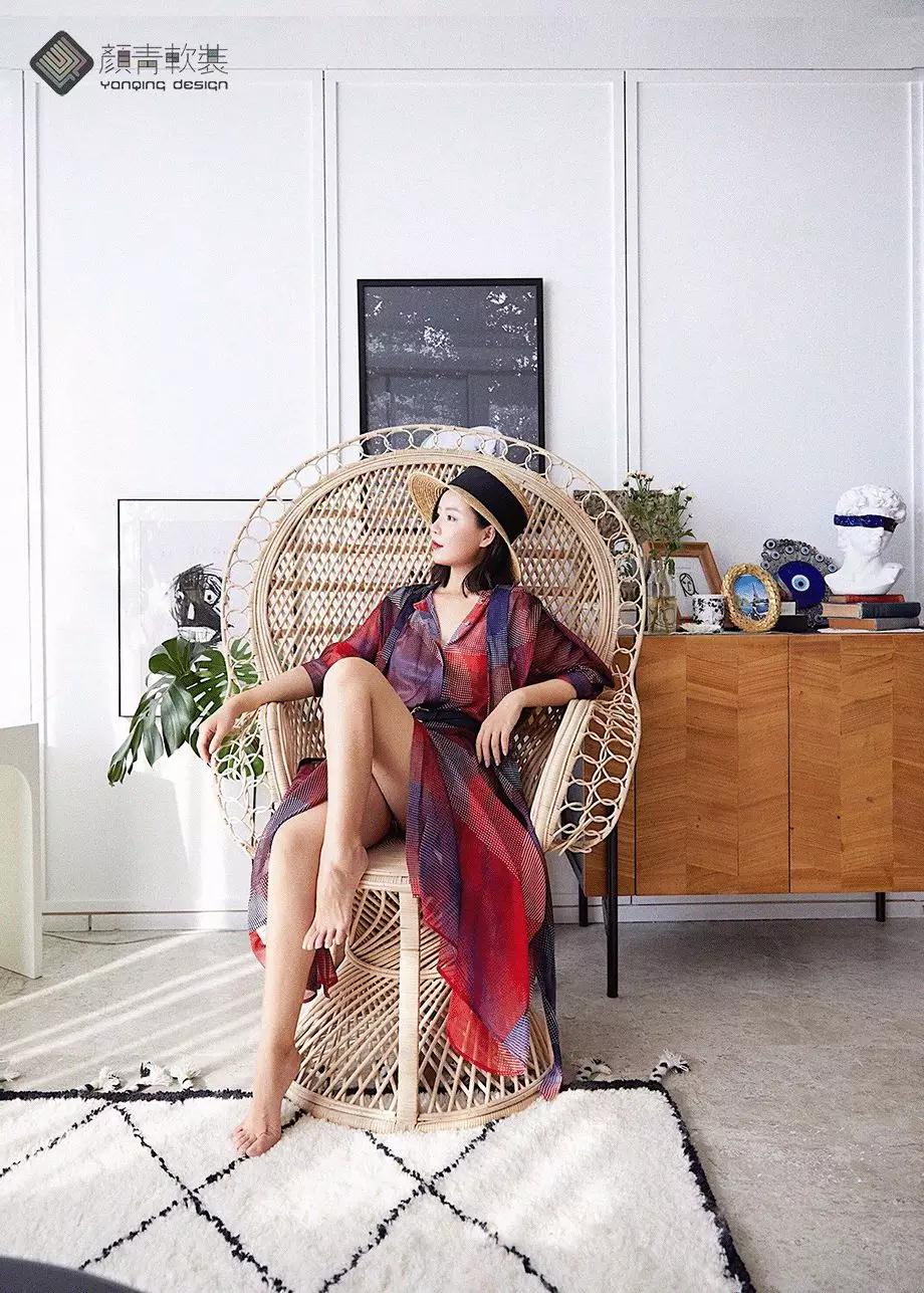 江景豪宅10万装出北欧风,北欧风刚需房设计