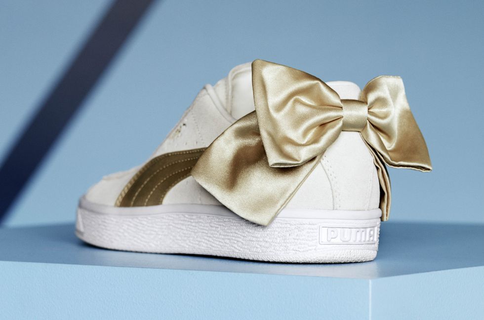 蝴蝶效应第二个版本,puma蕾哈娜丝绸蝴蝶结拖鞋