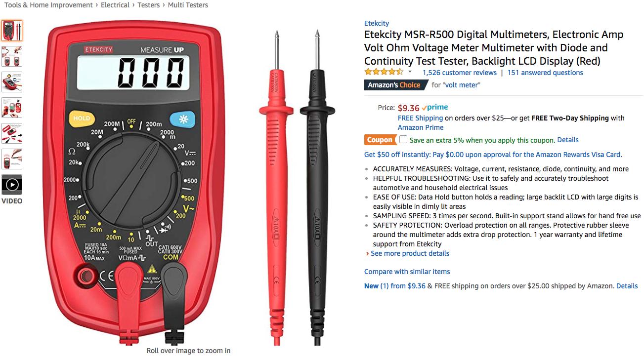 万用表一周五度刷榜,家居MoversShakers榜单上演绝地求生!