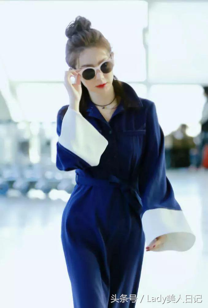 虽然世界杯变成了欧洲杯，但是戚薇的这套德国球衣还是很有看头的