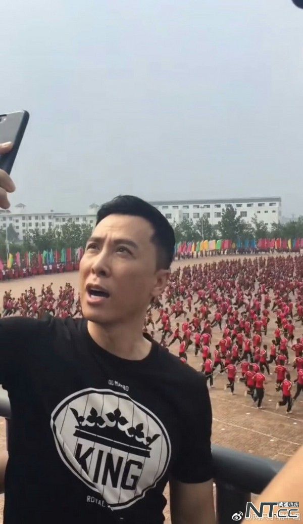 甄子丹回学校,甄子丹去少林寺塔沟武术学校