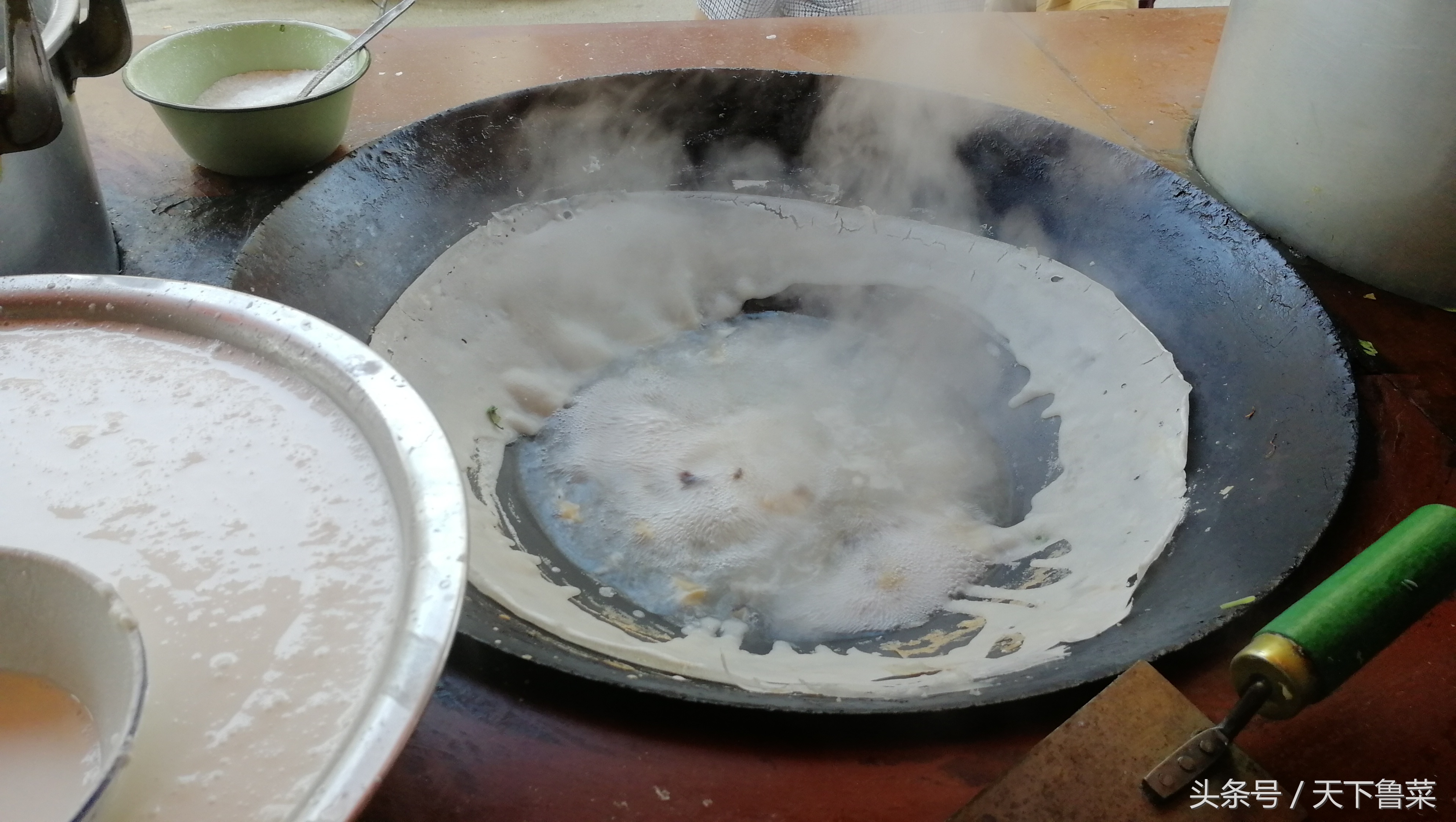 福州小吃锅边,福建特色小吃锅边糊