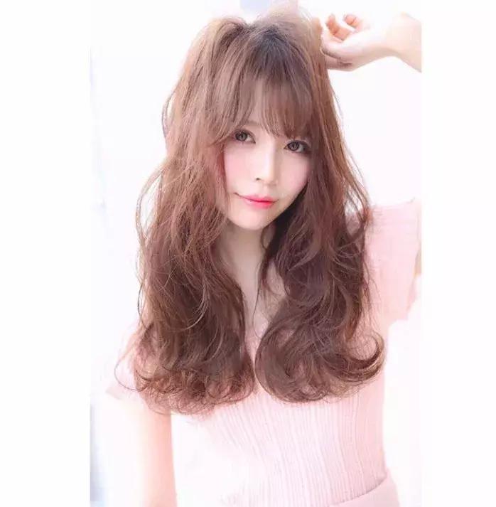 中长发烫发羊毛卷,中长发烫发