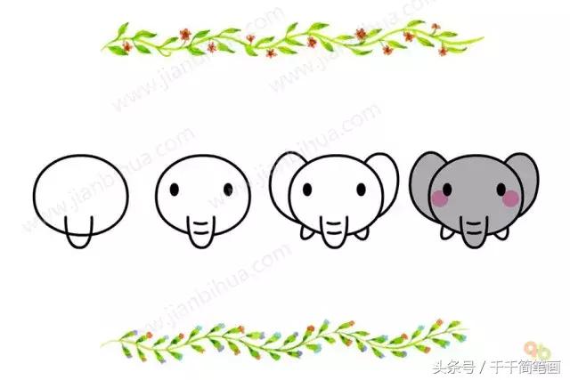 简笔画小动物头像,最简单的简笔画动物头像