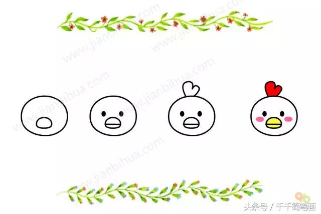 简笔画小动物头像,最简单的简笔画动物头像