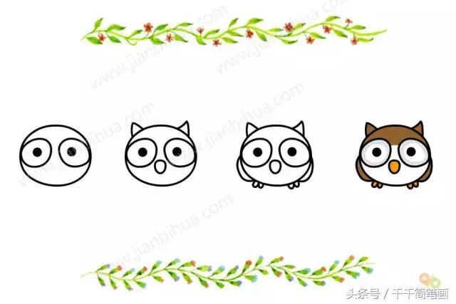 简笔画小动物头像,最简单的简笔画动物头像