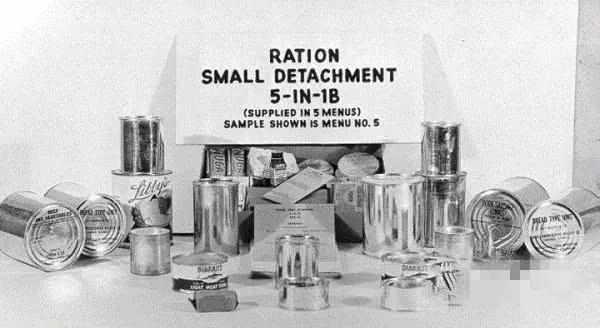 二战时期美军的伙食有多好,二战美军单兵一日三餐口粮