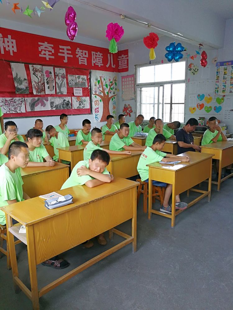 关爱聋哑伴智力障碍儿童,关爱残疾孩子