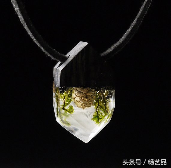 布艺纯手工制作工艺吊坠项链,手工项链吊坠diy