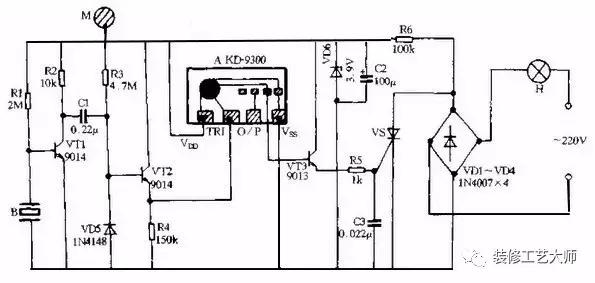三款用KD9300KD-9561制作的多重控制功能的控制器电路及报警电路