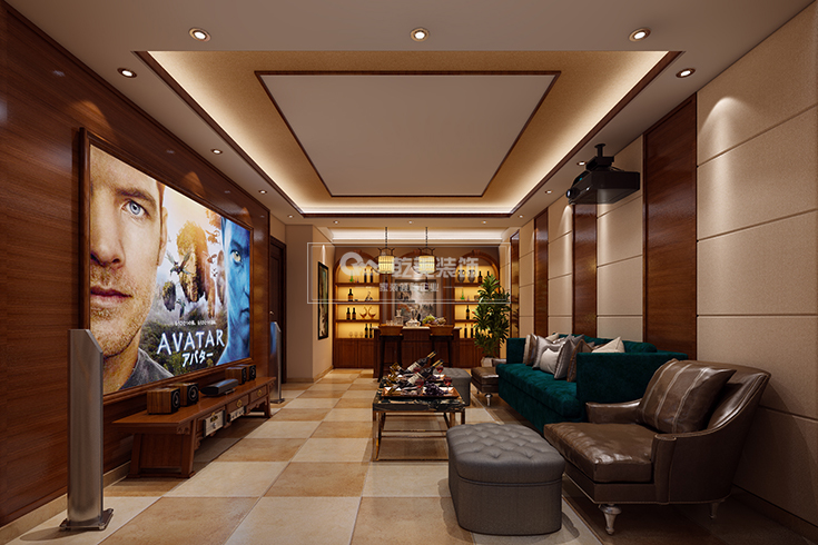 昆明大户型装修，瀚林澜山260㎡装修设计，一户型两效果