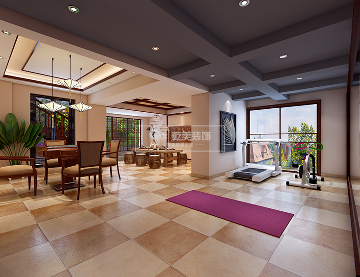 昆明大户型装修，瀚林澜山260㎡装修设计，一户型两效果