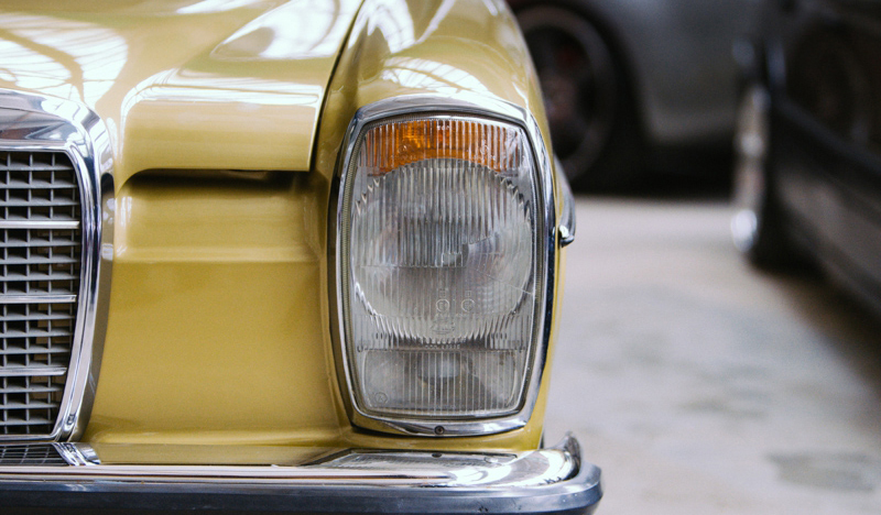 修复奔驰w220,修复后的奔驰e