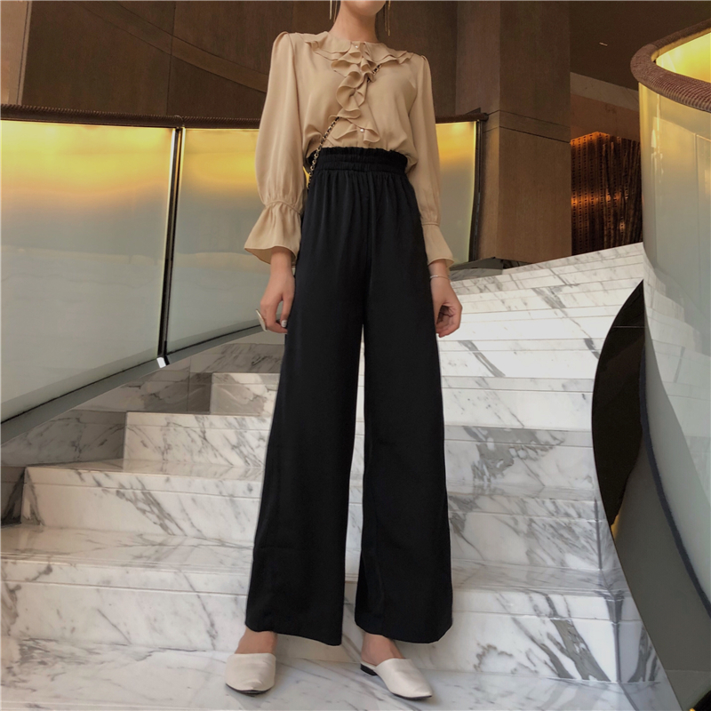 ifashion雪纺长裙,高级感条纹衬衫女装气质收腰显瘦