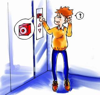 电梯安全装置图解,电梯安全使用图解及困梯自救