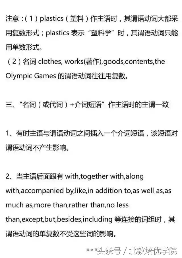 高中自主招生英语必考知识点,新高考语法英语题型