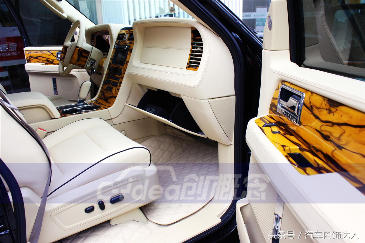 林肯领航员不加长第三排内饰,非凡领袖风范