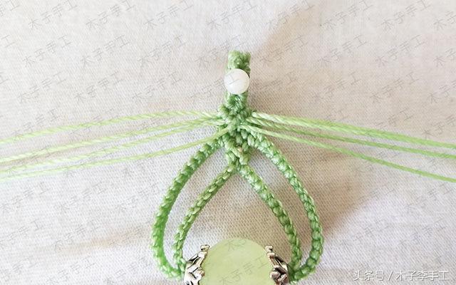 素圈米奇项链编织教程,项链编织教程慢动作