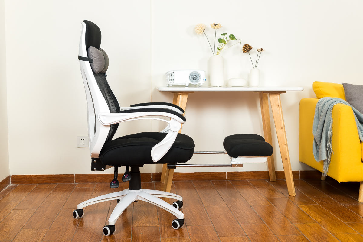 电脑椅评测黑白配,黑白调电脑椅轻灵款真实坐感