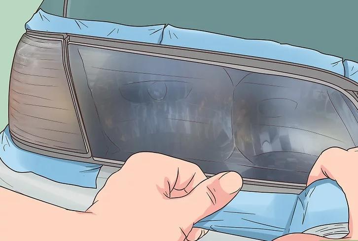 汽车大灯温度过高灯罩模糊怎么办,汽车大灯被除胶剂弄模糊了怎么办