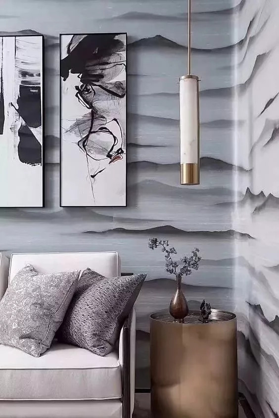 30款新中式背景墙设计案例欣赏,复古背景墙素材大全