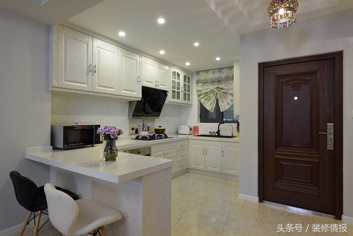 吧台地面花砖,花砖吧台效果图