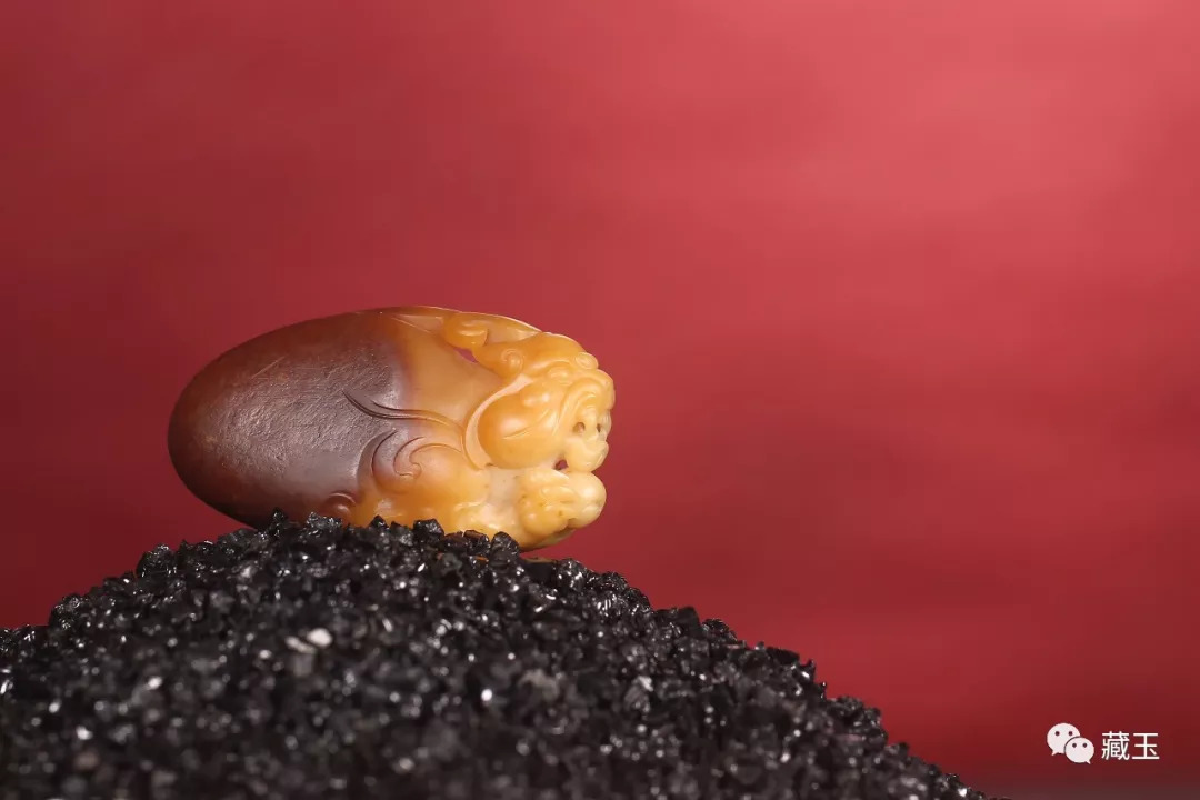 玉雕文财神和武财神图像,和田玉雕财神爷童子寓意