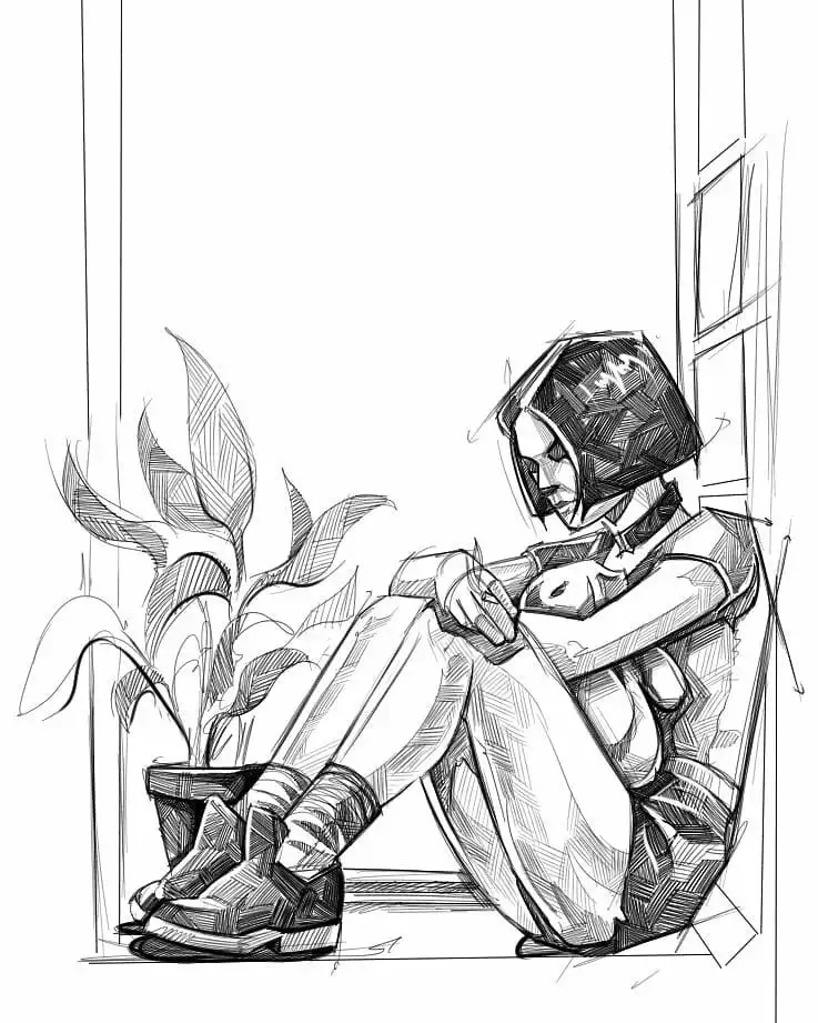 素描画常见问题,素描画小孩为什么不好画