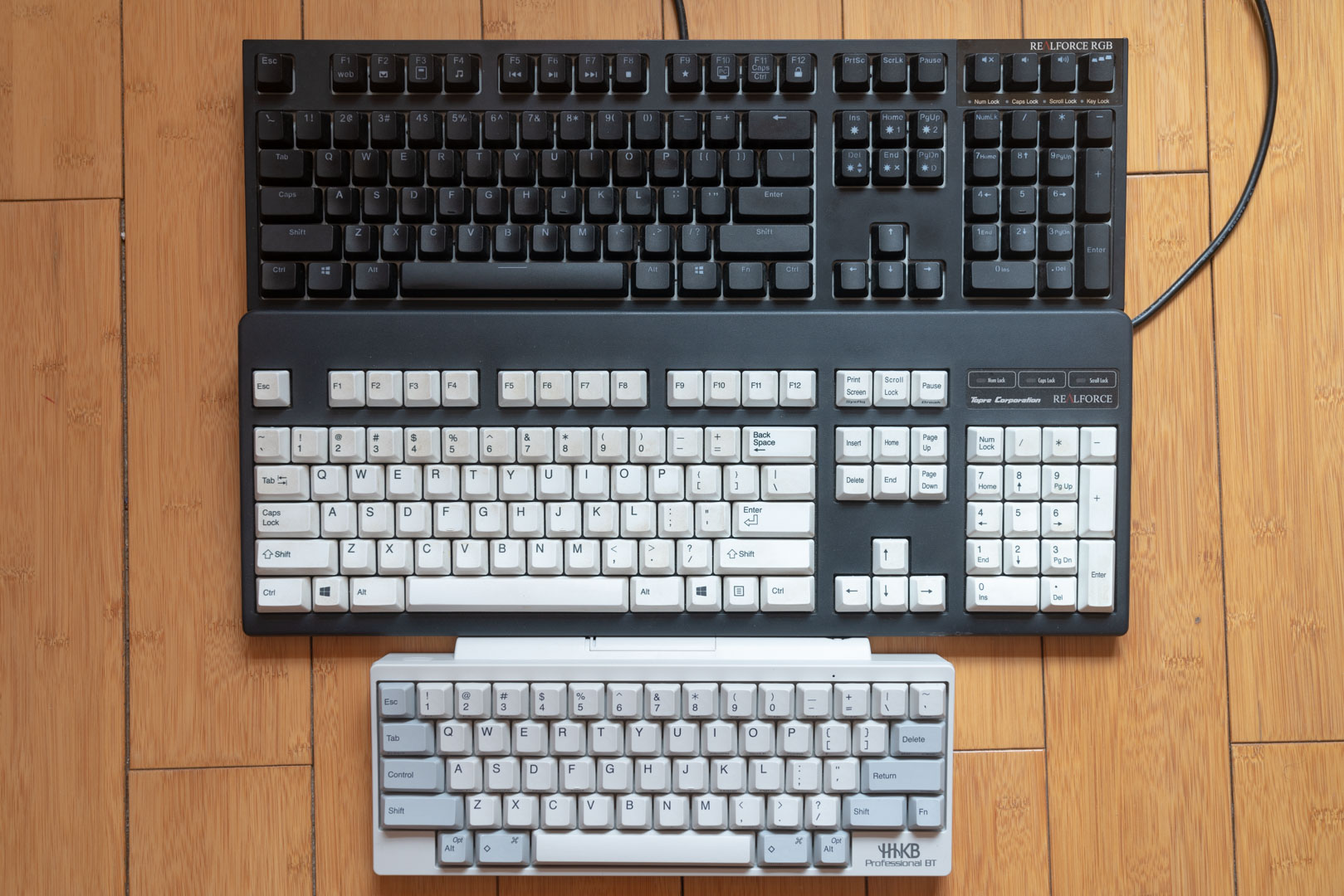 realforce和hhkb的差距,hhkbprofessional键盘