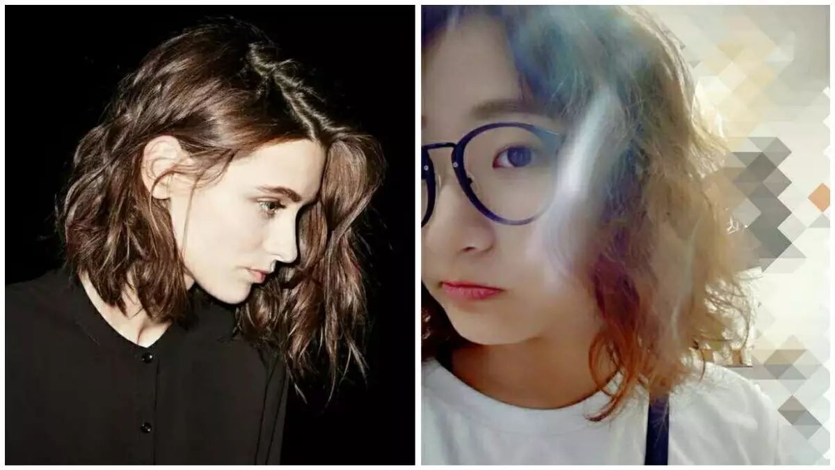 想象的发型和实际的发型对比图,发型真的很重要不同发型差距真大