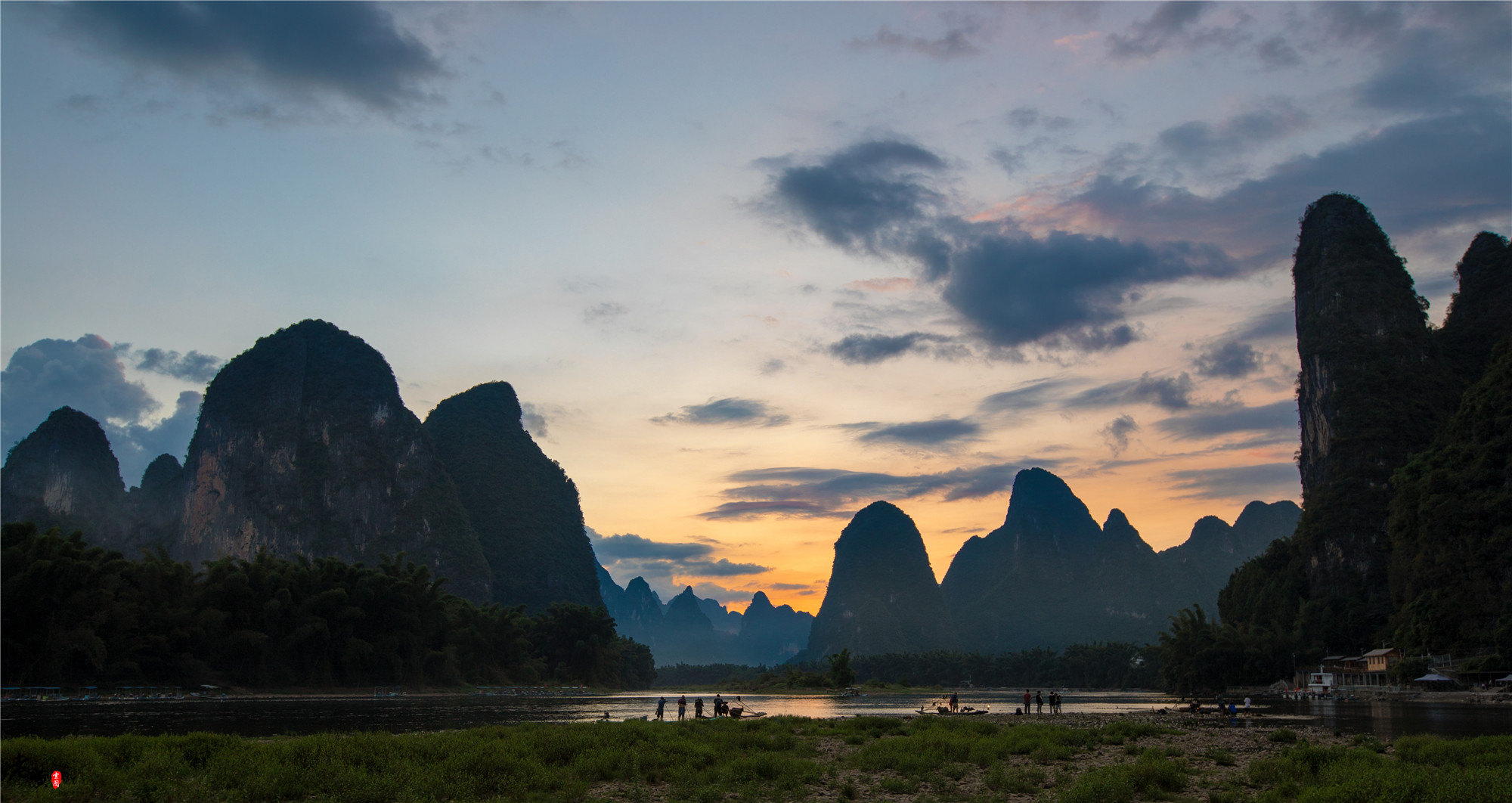 阳朔体验鱼鹰捕鱼,兴坪一日游之鸬鹚捕鱼记