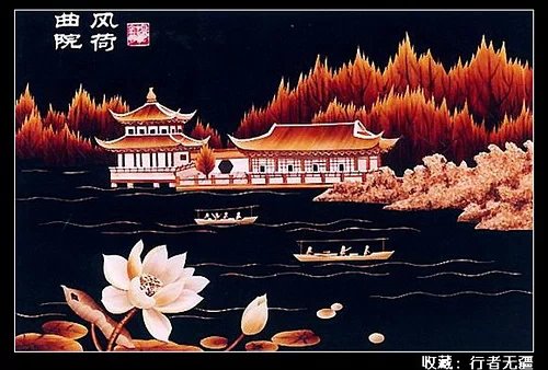 麦秸画作品,麦秸垛名画