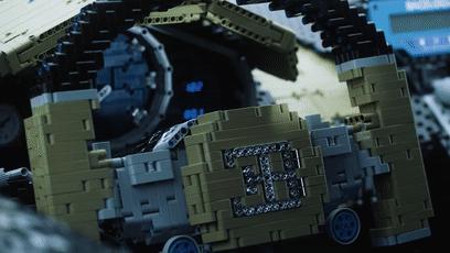 乐高逆天极速战机,乐高的巅峰之作1比1还原布加迪