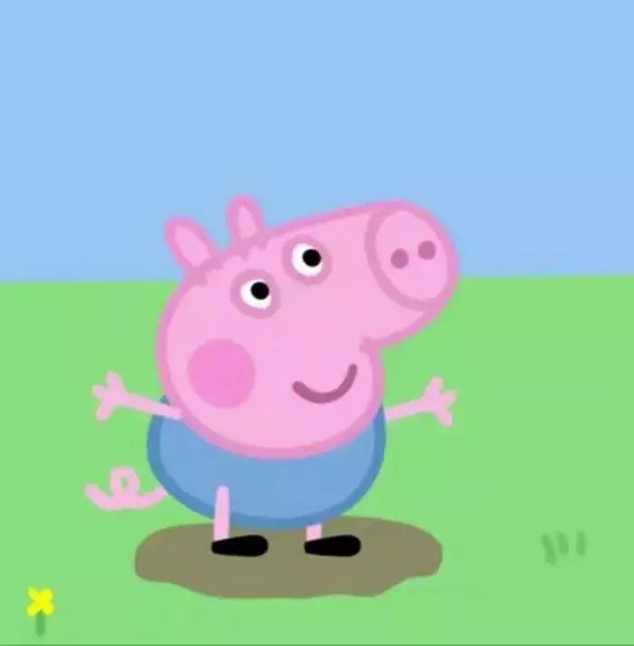 小猪佩琦社会人壁纸,小猪佩奇素描
