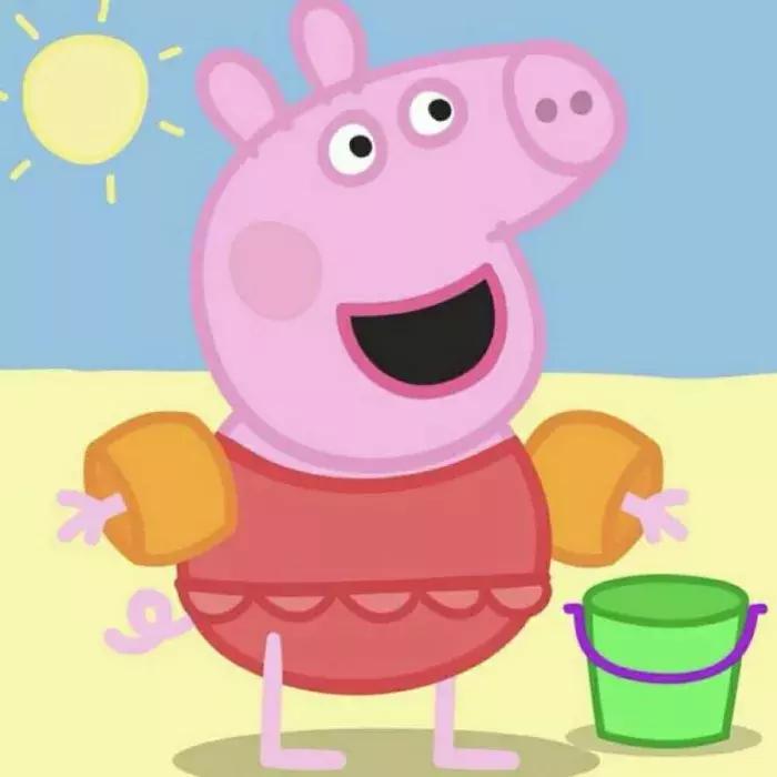小猪佩琦社会人壁纸,小猪佩奇素描