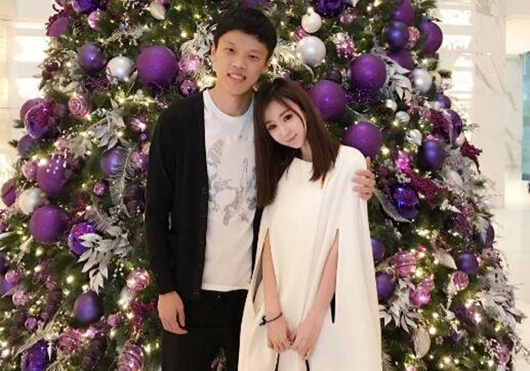 恒大球员邹正女友,恒大太太团新成员