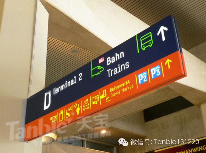 空港观察郑州,航站楼设计标识