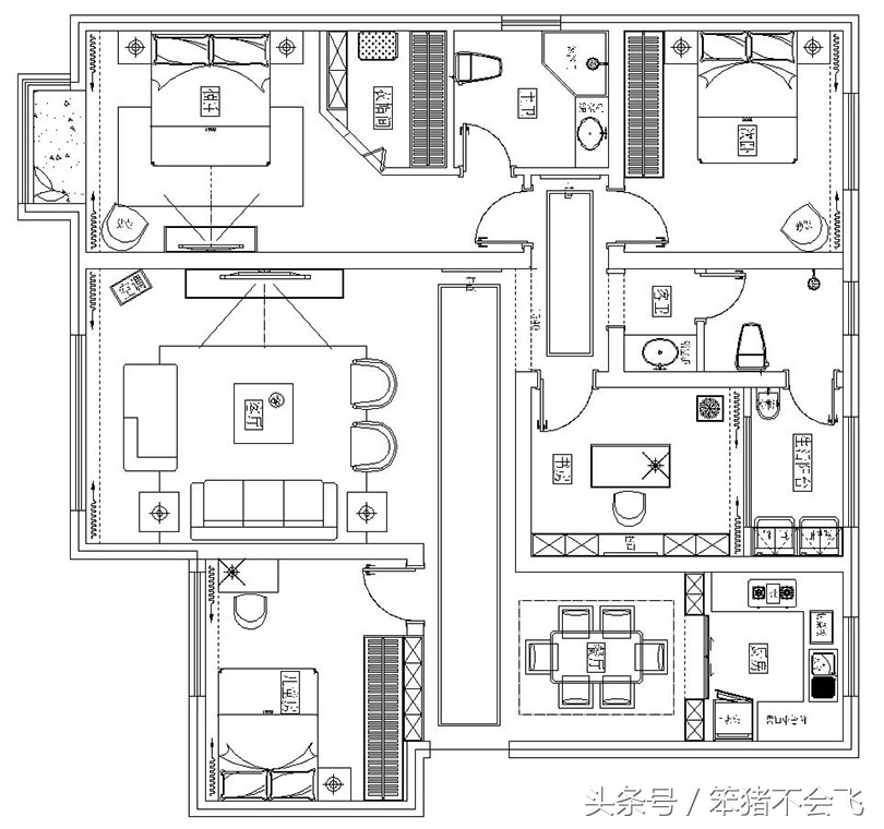 新中式软装轻奢风格全屋搭配,新中式软装橙色点缀