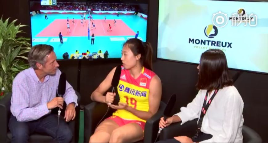 女排国际范!世界冠军一口流利英语接受外媒专访瑞士主持惊讶叫好