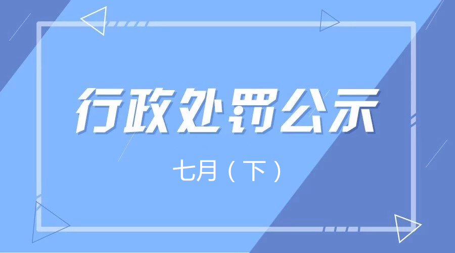 「行政处罚」7月（下）公示：蓝星安迪苏南京有限公司1220000元！