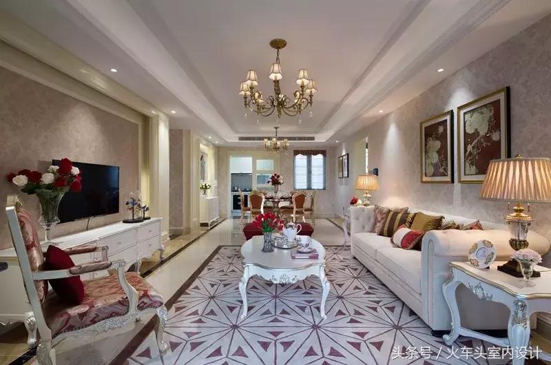 120平美式轻奢两居室优雅而又高端,145平四房两厅现代轻奢