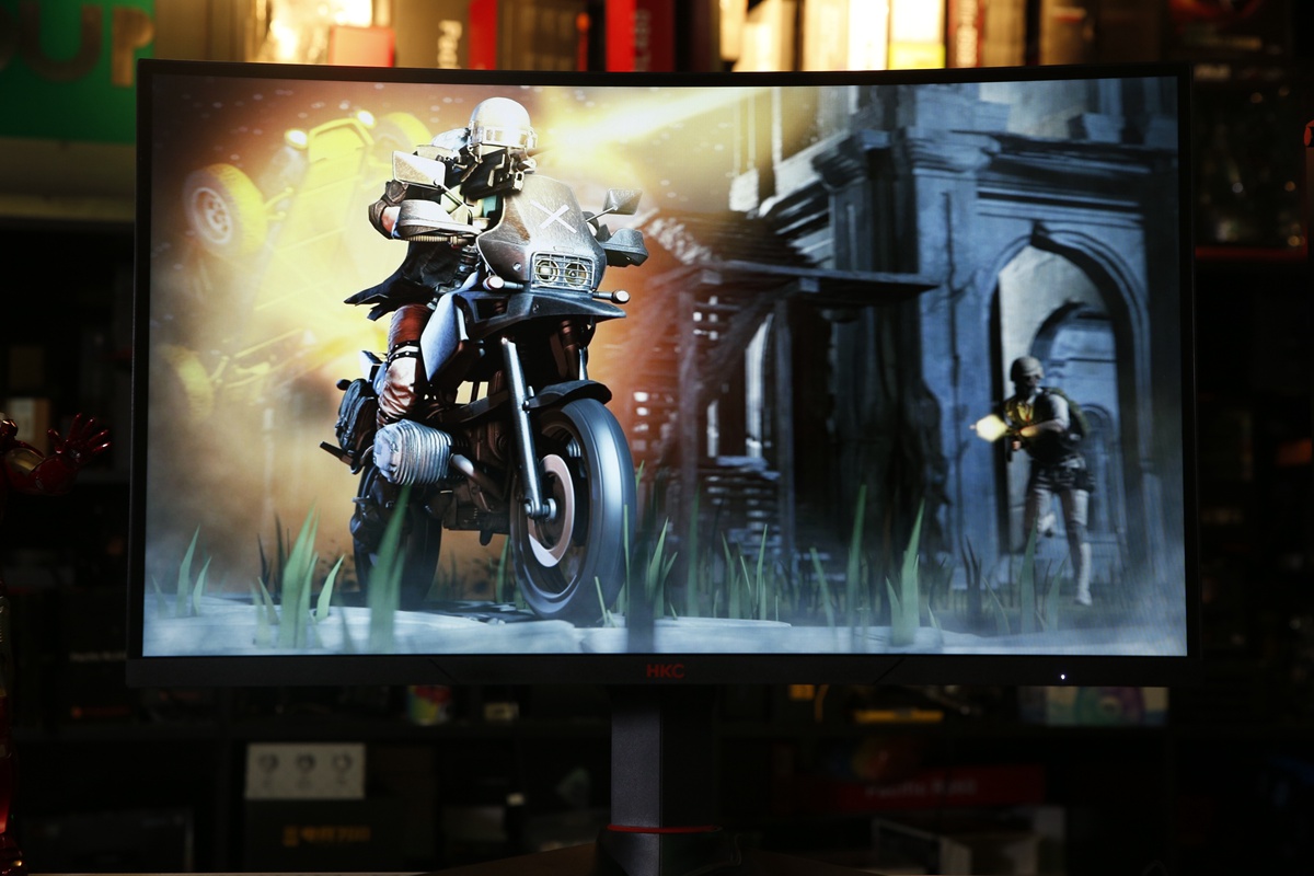 hkctg271q显示器评测开箱,hkctg271q白色显示器测评